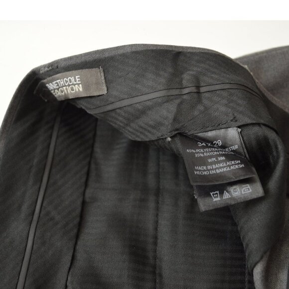 Kenneth Cole Reaction Flat Front Pants 34x29 NEW - Picture 6 of 7